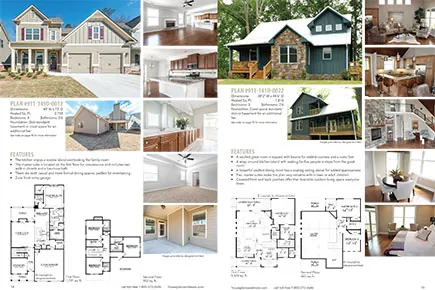Narrow Lot Home Plans Layout Image