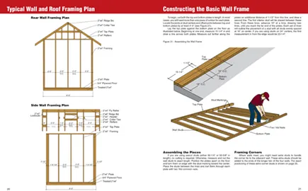 Build Your Own Shed Manual Instruction Image