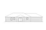 Traditional House Plan Rear Elevation - Ashville Ranch Home 001D-0020 - Search House Plans and More