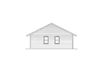 Ranch House Plan Left Elevation - Crawford Ranch Home 001D-0023 - Search House Plans and More