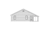 Ranch House Plan Rear Elevation - Franklin Country Ranch Home 001D-0035 - Search House Plans and More