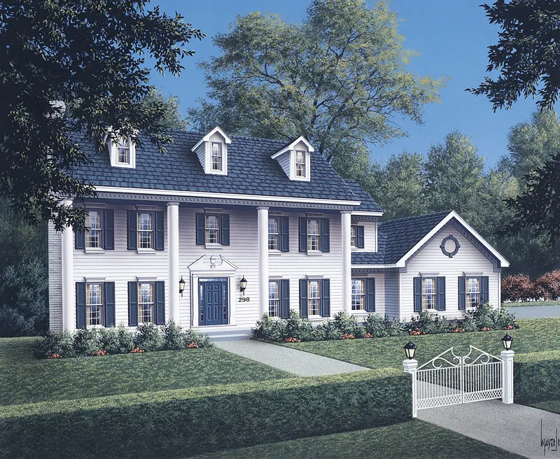 Country House Plan Front Image - Prescott Greek Revival Home 001D-0037 - Shop House Plans and More