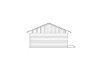 Vacation House Plan Left Elevation - Grass Roots I Ranch Home 001D-0041 - Search House Plans and More