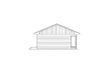 Traditional House Plan Right Elevation - Grass Roots I Ranch Home 001D-0041 - Search House Plans and More