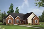 Ranch House Plan Front Image - Cumberland Country Ranch Home 001D-0044 - Search House Plans and More
