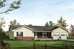 Compact Ranch With Covered Porch