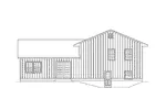 Traditional House Plan Rear Elevation - Summit Split-Level Home 001D-0054 - Shop House Plans and More