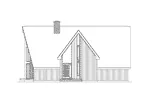Lake House Plan Right Elevation - Grandview A-Frame Home 001D-0077 - Search House Plans and More