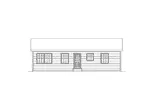 Cabin & Cottage House Plan Rear Elevation - Green Crossing Ranch Home 001D-0093 - Search House Plans and More