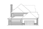 Traditional House Plan Left Elevation - Briarcrest Luxury Two-Story Home 006D-0002 - Search House Plans and More