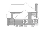 Traditional House Plan Right Elevation - Briarcrest Luxury Two-Story Home 006D-0002 - Search House Plans and More