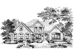 Traditional House Plan Front Image of House - Osborne Traditional Home 007D-0001 - Shop House Plans and More