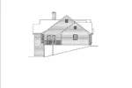 Ranch House Plan Left Elevation - Foxbury Atrium Ranch Lovely Home 007D-0010 - Search House Plans and More