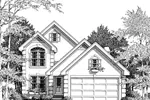 Sunbelt House Plan Front Image of House - Norwick Traditional Home 007D-0014 - Shop House Plans and More