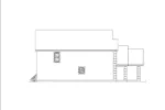 Sunbelt House Plan Left Elevation - Norwick Traditional Home 007D-0014 - Shop House Plans and More