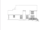 Sunbelt House Plan Right Elevation - Norwick Traditional Home 007D-0014 - Shop House Plans and More