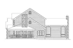 Country House Plan Right Elevation - Countryview Plantation Home 007D-0015 - Search House Plans and More