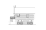 Mountain House Plan Rear Elevation - Woodsmill Vacation Cabin Home 007D-0042 - Shop House Plans and More