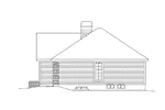 Modern House Plan Right Elevation - Oakshire Contemporary Home 007D-0045 - Shop House Plans and More