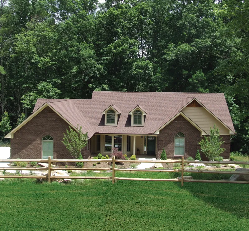 Sensible Country Ranch With Dormers And Enjoyable Covered Patio