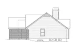 Cape Cod & New England House Plan Right Elevation - Kinsley Country Home 007D-0049 - Search House Plans and More