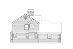 Neoclassical House Plan Left Elevation - Ashley Park Narrow Lot Home 007D-0054 - Search House Plans and More