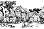 Greek Revival House Plan Front Image of House - Chadington Luxury Home 007D-0059 - Search House Plans and More