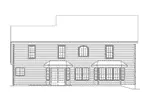 Greek Revival House Plan Rear Elevation - Chadington Luxury Home 007D-0059 - Search House Plans and More