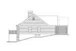 Country House Plan Left Elevation - Roxbury Ranch Home 007D-0065 - Shop House Plans and More