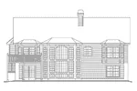 Country House Plan Rear Elevation - Roxbury Ranch Home 007D-0065 - Shop House Plans and More
