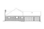 Modern House Plan Left Elevation - Kasington Contemporary Home 007D-0080 - Search House Plans and More
