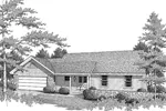 Ranch House Plan Front Image of House - Countryfield Ranch Home 007D-0081 - Search House Plans and More