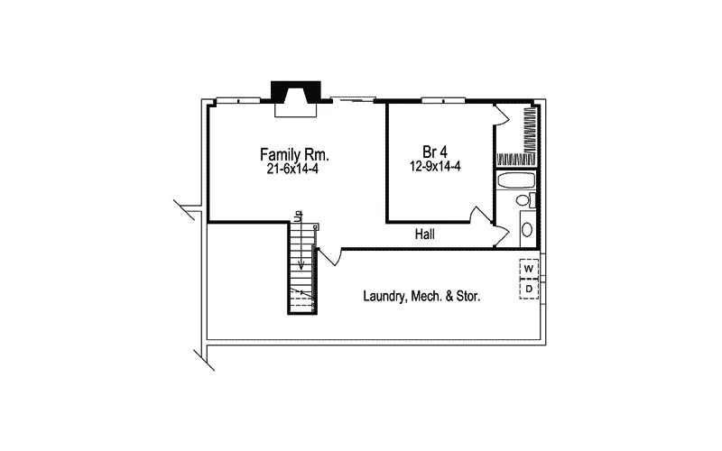 Ranch House Plan Optional Lower Level - Countryfield Ranch Home 007D-0081 - Search House Plans and More
