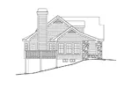 Ranch House Plan Left Elevation - Maple Hill Country Ranch Home 007D-0085 - Shop House Plans and More