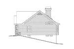 Ranch House Plan Right Elevation - Maple Hill Country Ranch Home 007D-0085 - Shop House Plans and More