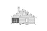 Traditional House Plan Left Elevation - Weldon Pond Duplex Home 007D-0093 - Shop House Plans and More