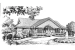 Rustic House Plan Front Image of House - Shadywood Manor Fourplex Home 007D-0096 - Shop House Plans and More