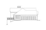 Florida House Plan Left Elevation - Tampa Bay Atrium Ranch Home 007D-0098 - Shop House Plans and More