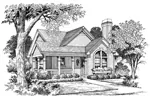 Ranch House Plan Front Image of House - Springdale Country Cabin Home 007D-0105 - Shop House Plans and More