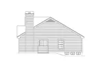 Ranch House Plan Right Elevation - Springdale Country Cabin Home 007D-0105 - Shop House Plans and More