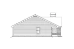 Craftsman House Plan Left Elevation - Foxport Ranch Home 007D-0107 - Search House Plans and More