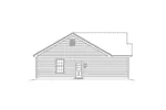 Cabin & Cottage House Plan Left Elevation - Roseport Vacation Ranch Home 007D-0109 - Shop House Plans and More