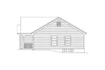 Cabin & Cottage House Plan Right Elevation - Roseport Vacation Ranch Home 007D-0109 - Shop House Plans and More