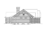 Traditional House Plan Left Elevation - Le Chateau One-Story Home 007D-0117 - Shop House Plans and More