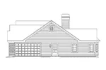 Traditional House Plan Right Elevation - Le Chateau One-Story Home 007D-0117 - Shop House Plans and More