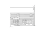 Traditional House Plan Rear Elevation - Clarksburg Country Home 007D-0122 - Search House Plans and More