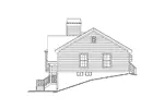 Traditional House Plan Right Elevation - Hillstone Neoclassical Home 007D-0129 - Search House Plans and More