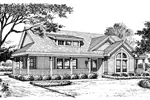 Bungalow House Plan Front Image of House - Summerpark Country Home 007D-0140 - Shop House Plans and More