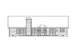 Country House Plan Rear Elevation - Oakbury Ranch Home 007D-0146 - Shop House Plans and More