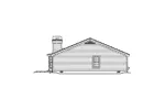 Country House Plan Left Elevation - Laketon Affordable Ranch Home 007D-0154 - Shop House Plans and More
